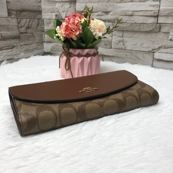 👜COACH🌺SLIM ENVELOPE WALLET 7 3/4" - Picture 5 of 7